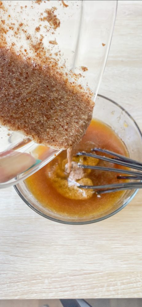 Flaxseed egg replacement